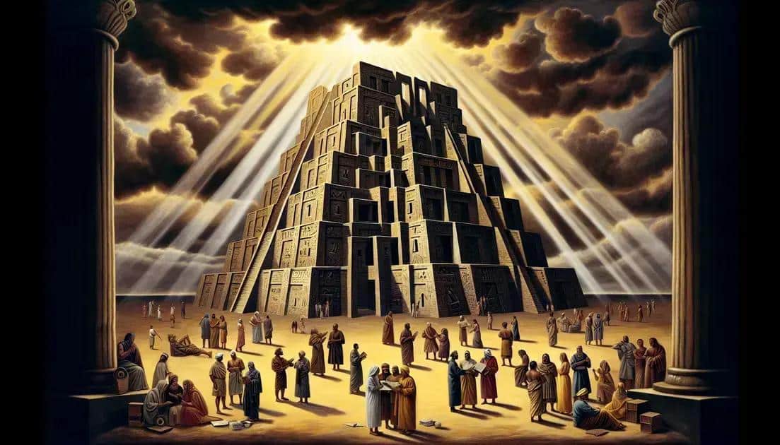 Gênesis 11:4 - A arrogância humana na construção da Torre de Babel